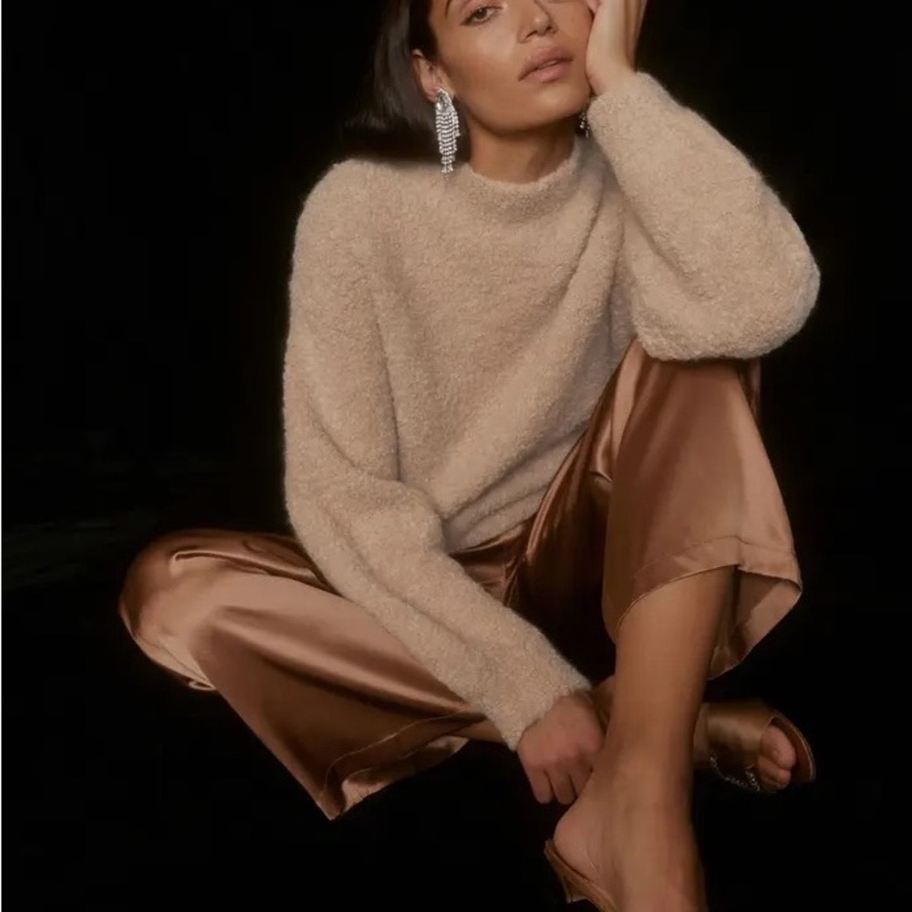 Reformation Ambrose Bouclé Sweater